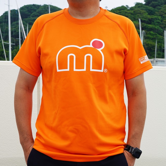 HP-DRY 半袖Tシャツ - エムドットアウトライン - ORANGE