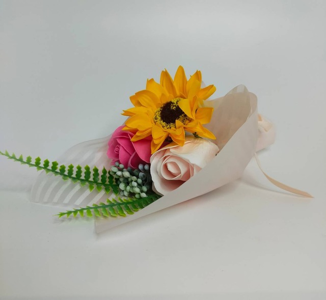 ひまわりブーケ 花工芸フルフラワー