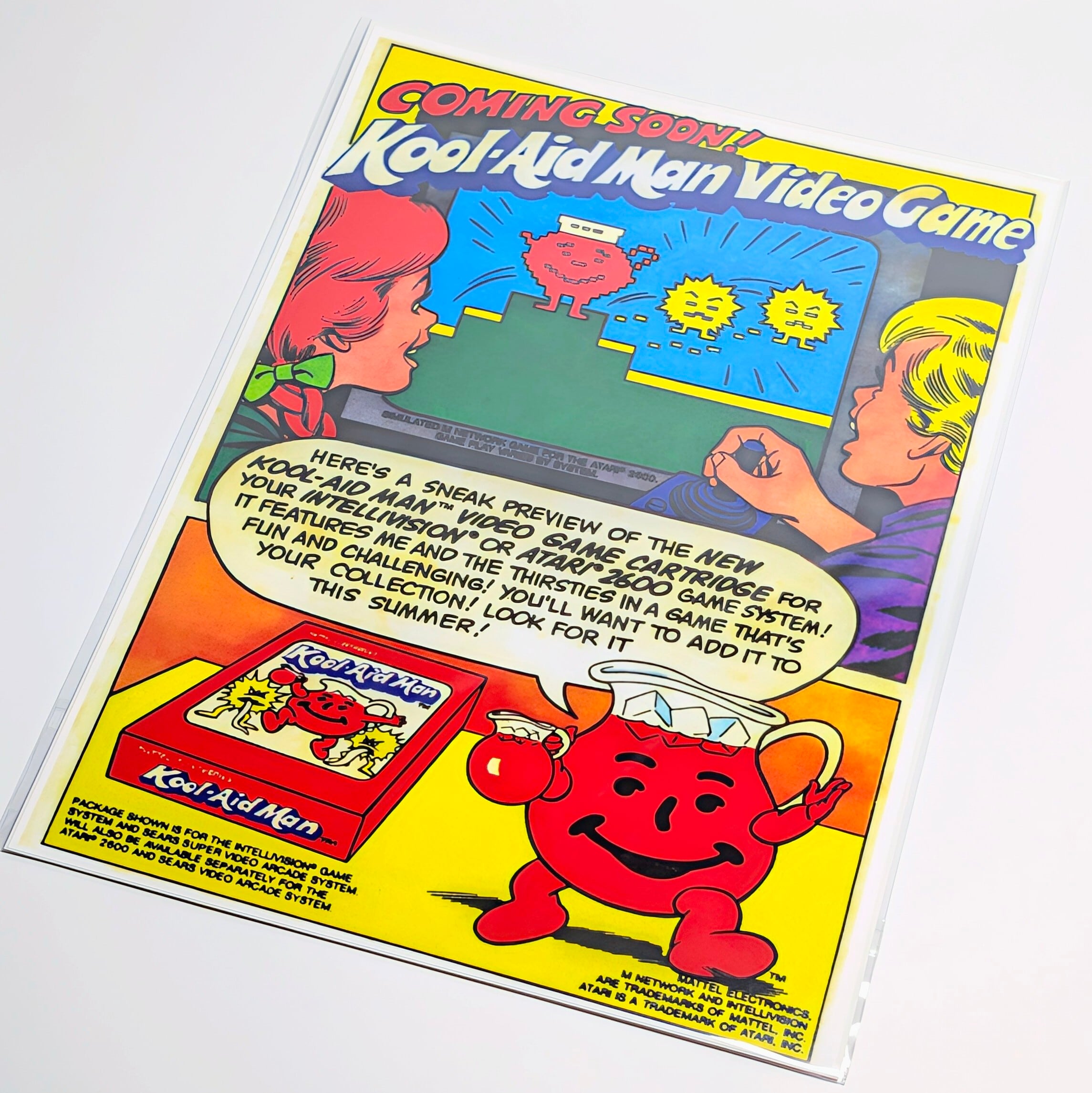 ♫ちょうどいいB4ポスター♫【 Kool-Aid Man ( クールエイドマン ) 】〚アメリカン雑貨 アメトイ〛
