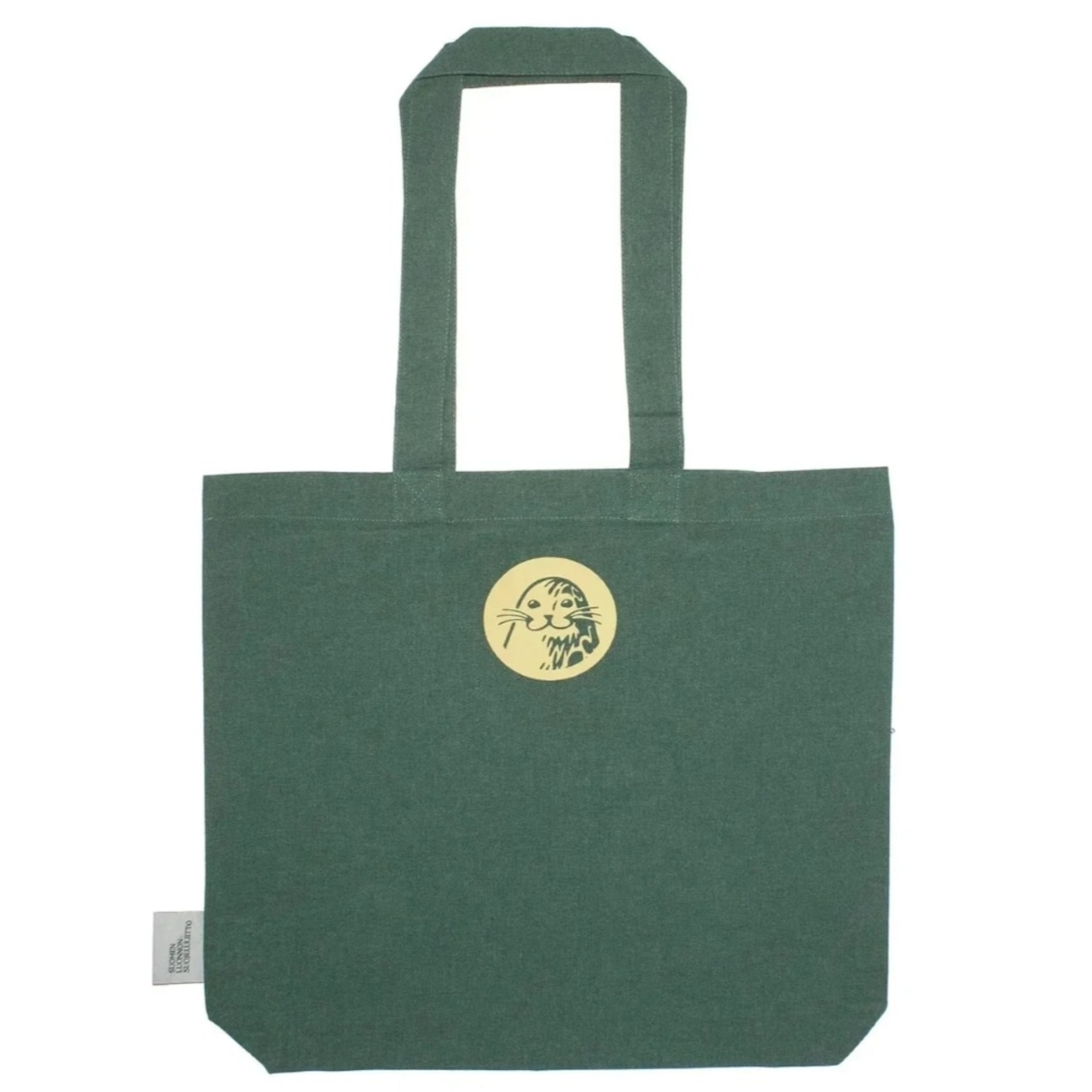 【フィンランド自然保護協会】エリック・ブルーン アザラシロゴ トートバッグ グリーン