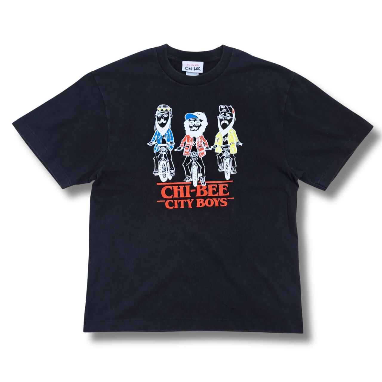 CHI-BEE / チービー - Off We Ride Tシャツ (faded black)