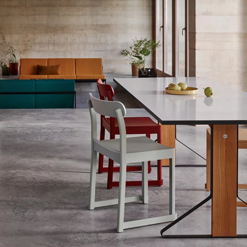 カアリ テーブル REB012（160 x 80）ナチュラル オーク/ホワイト