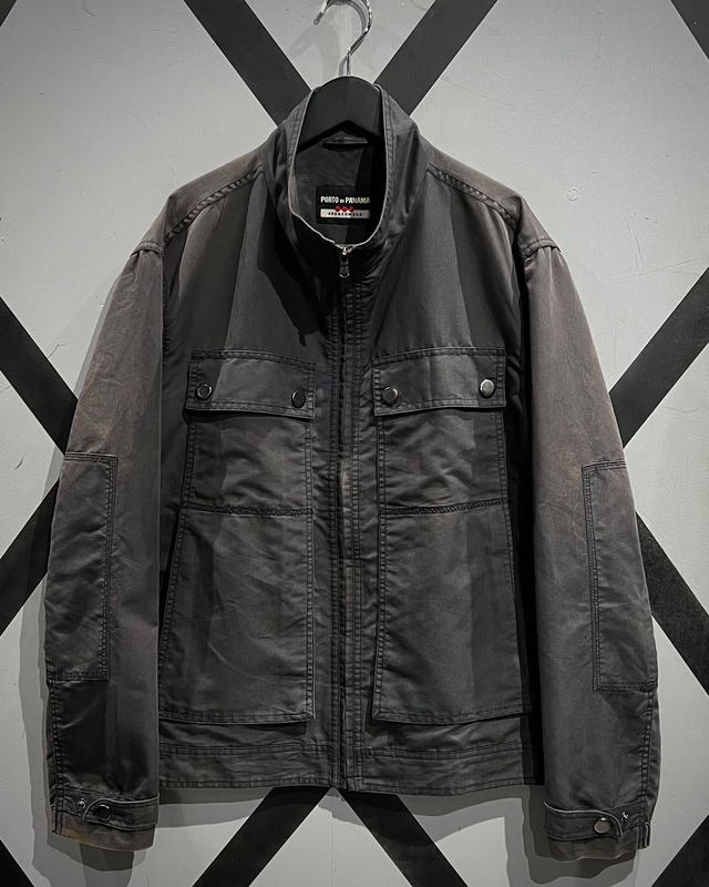 【X VINTAGE】Good Fade Color Vintage Zip up Jacket