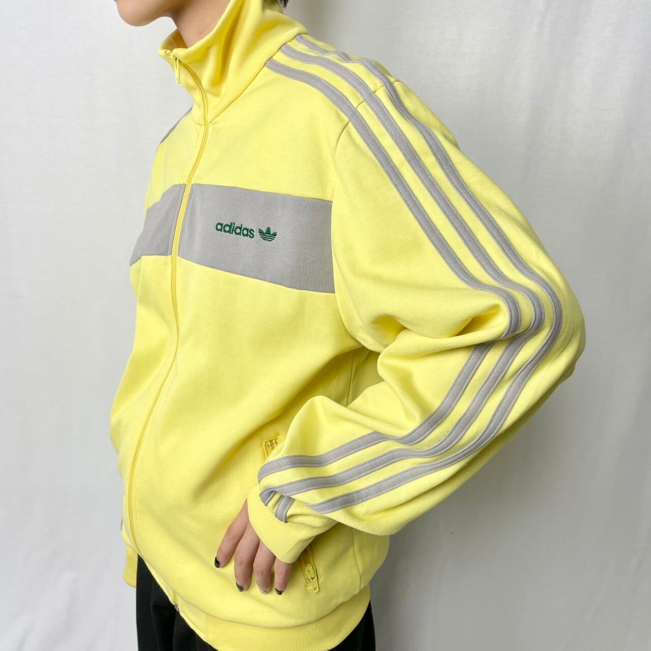 00年代 adidas アディダス トレフォイルロゴ SAMPLE ジャージ トラック 