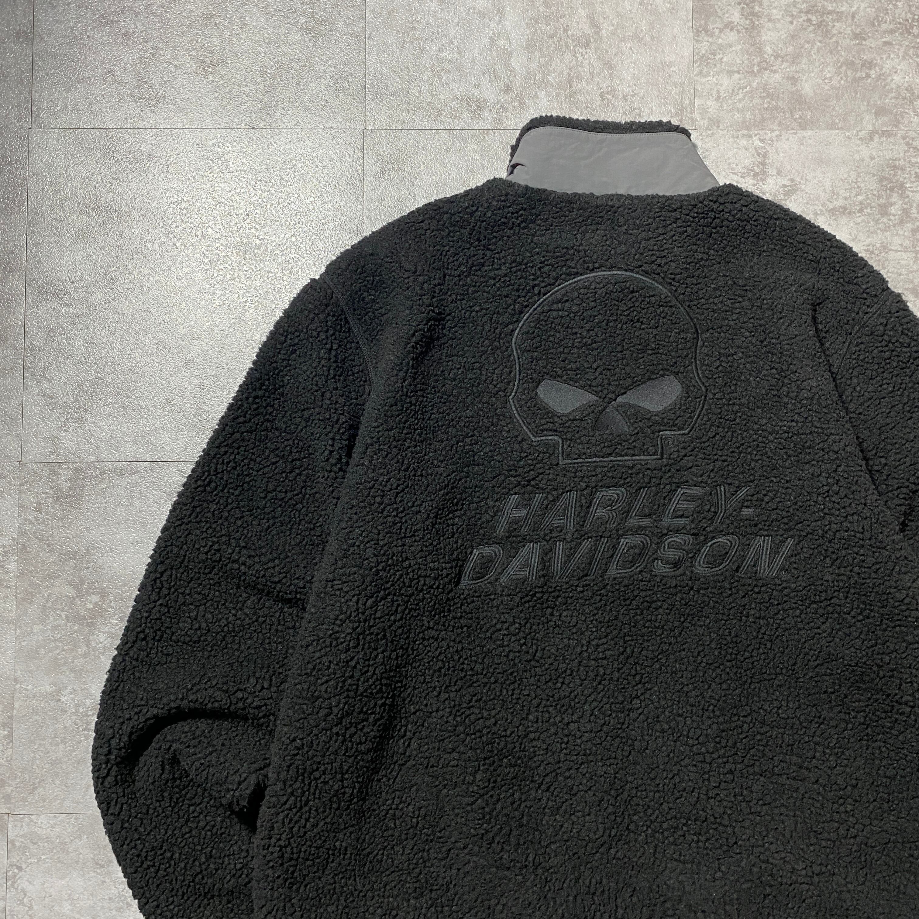 HARLEY-DAVIDSON スカルロゴ フリースパーカー Willie G(TM) スカル・フルジップ・フリース・パーカー