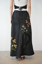 vintage lace skirt cherry