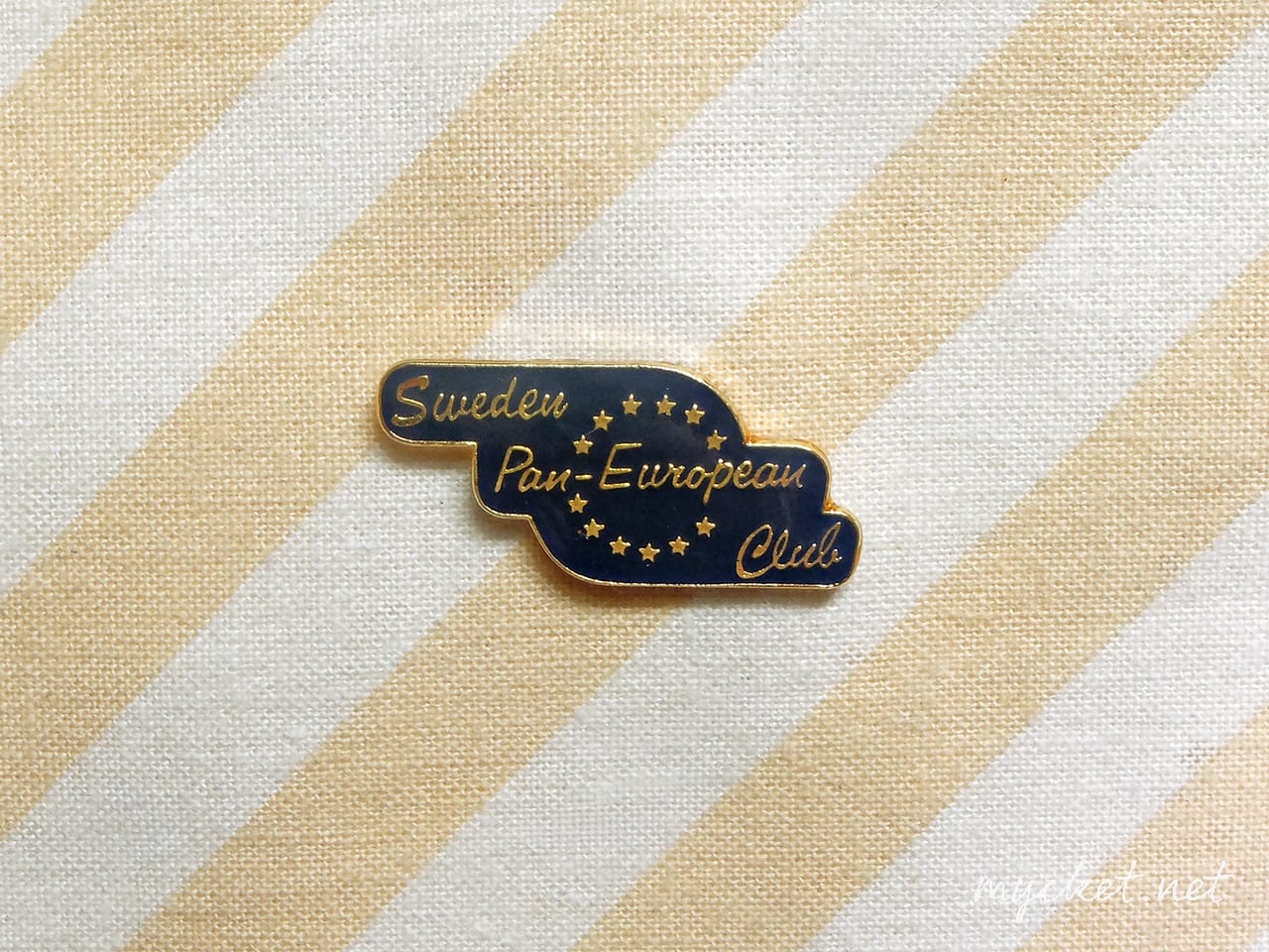 スウェーデン「Pan-Europian Club」ピンズ(ユーズド/パンヨーロピアン/HONDA)