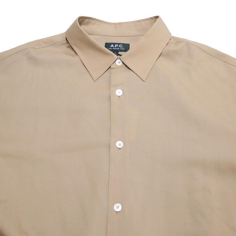 美品 A.P.C. アーペーセー CHEMISE VENT JPS LONG SLEEVE SHIRT 24252