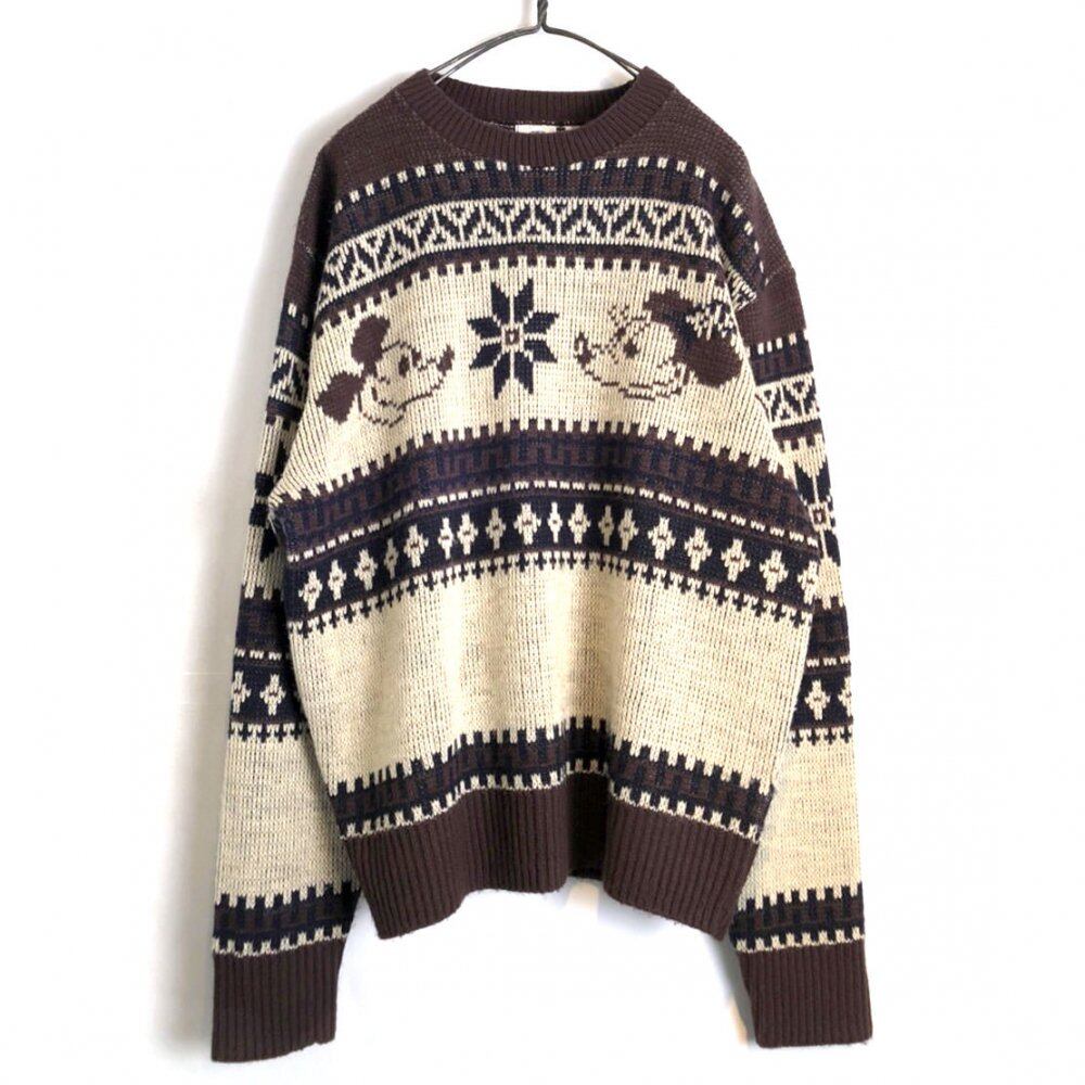 Kennington [KENNINGTON] Vintage Mickey & Minnie Crew Neck