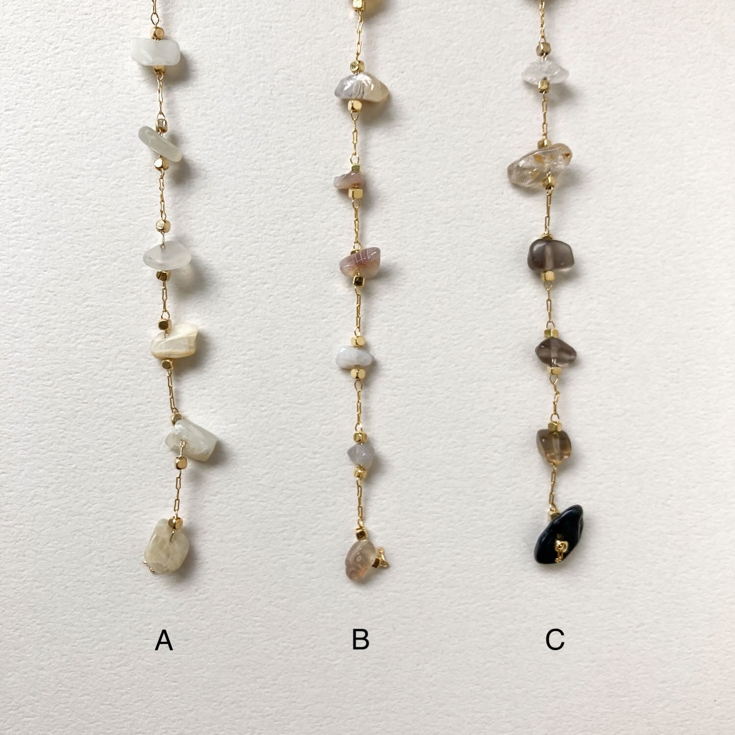 再入荷〉天然石デザインチェーン（10cm〜） | Dua-アクセサリーパーツ
