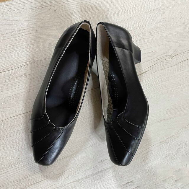 サイドレイヤーパンプス