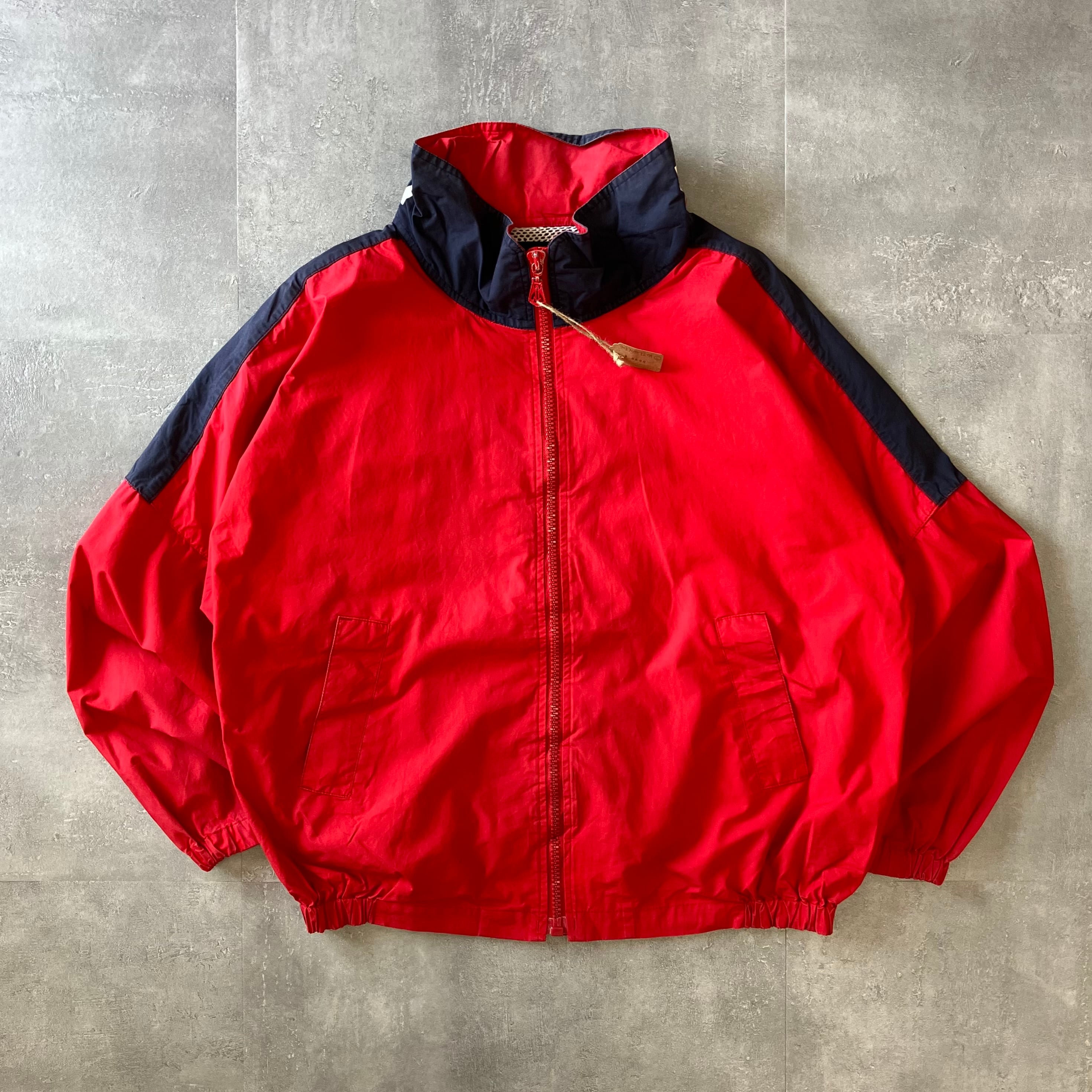 NAUTICA 90s ナイロンジャケット バックプリント L No.2058