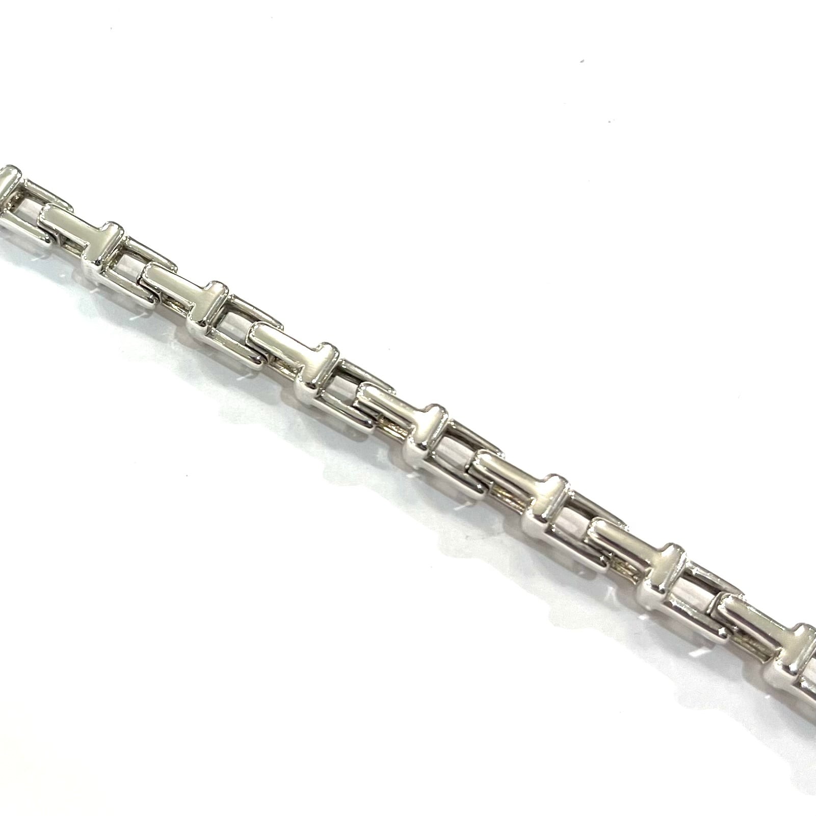 激レア【TIFFANY&CO. 】2791 Tリンクモチーフ シルバーブレスレット