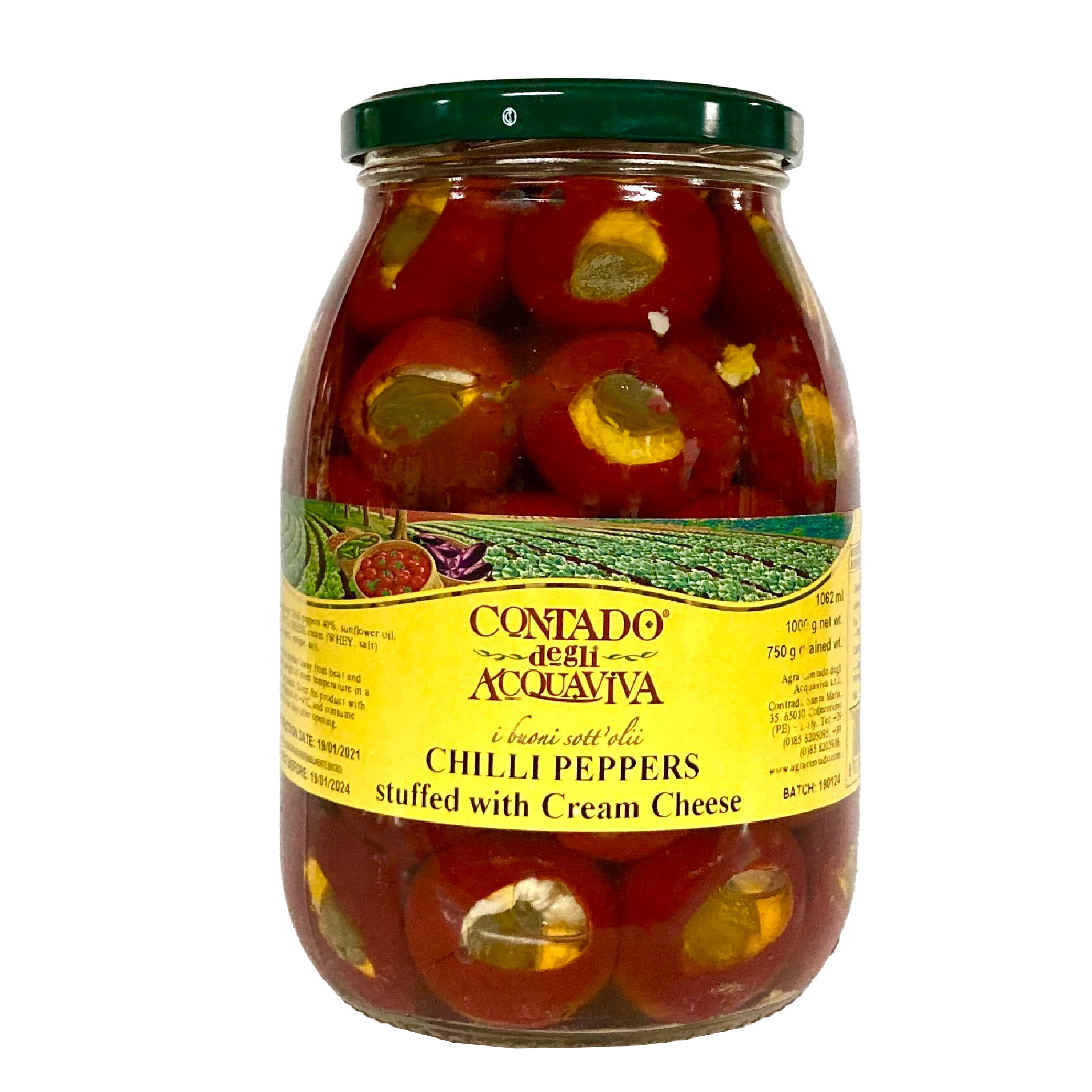 コンタード・デッリ・アックアヴィーヴァ チリペッパー・チーズクリーム詰め
