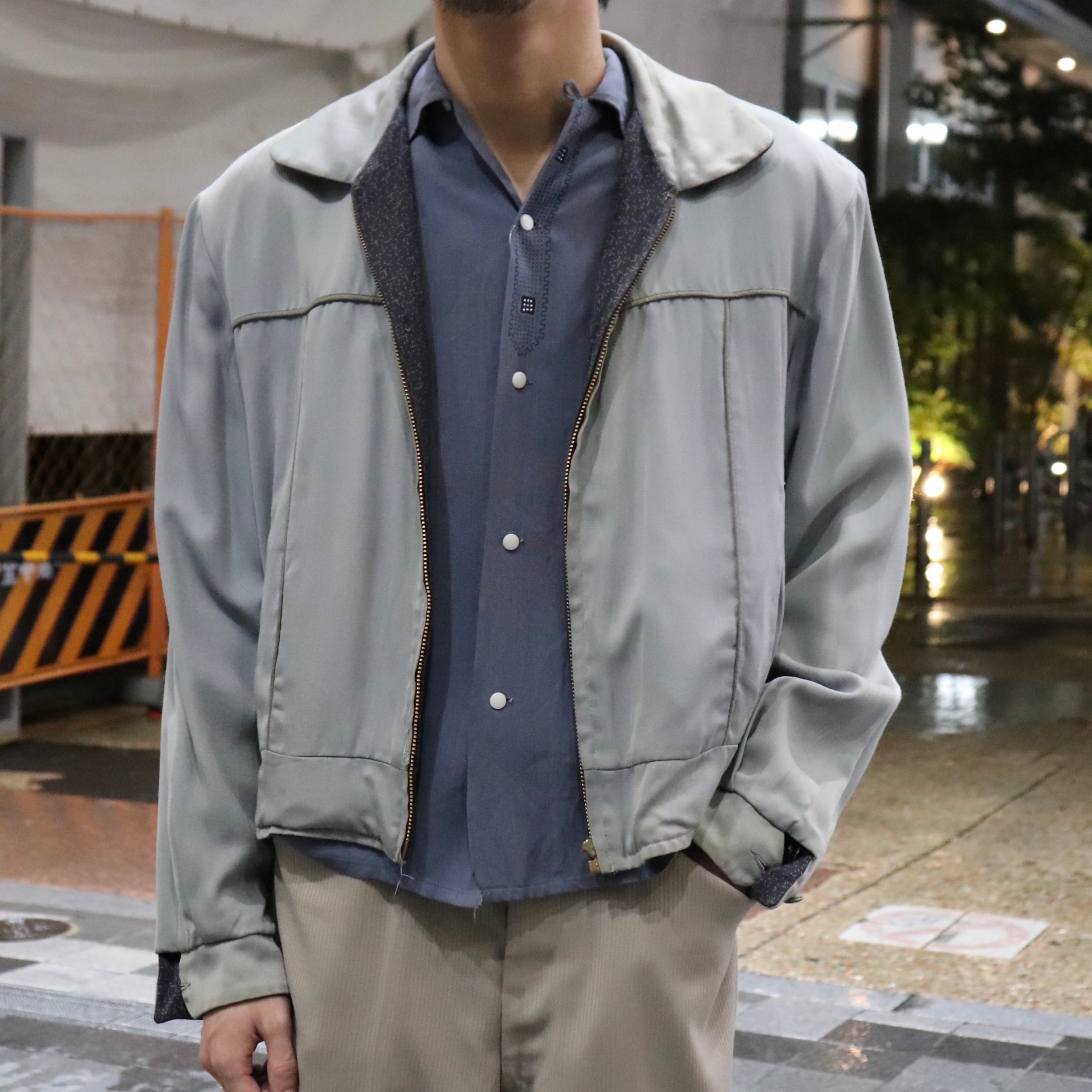 50's reversible　gabardin jacket　 50年代　ギャバジャン　リバーシブル　A750 | ROGER'S used  clothing - ロジャース - powered by BASE