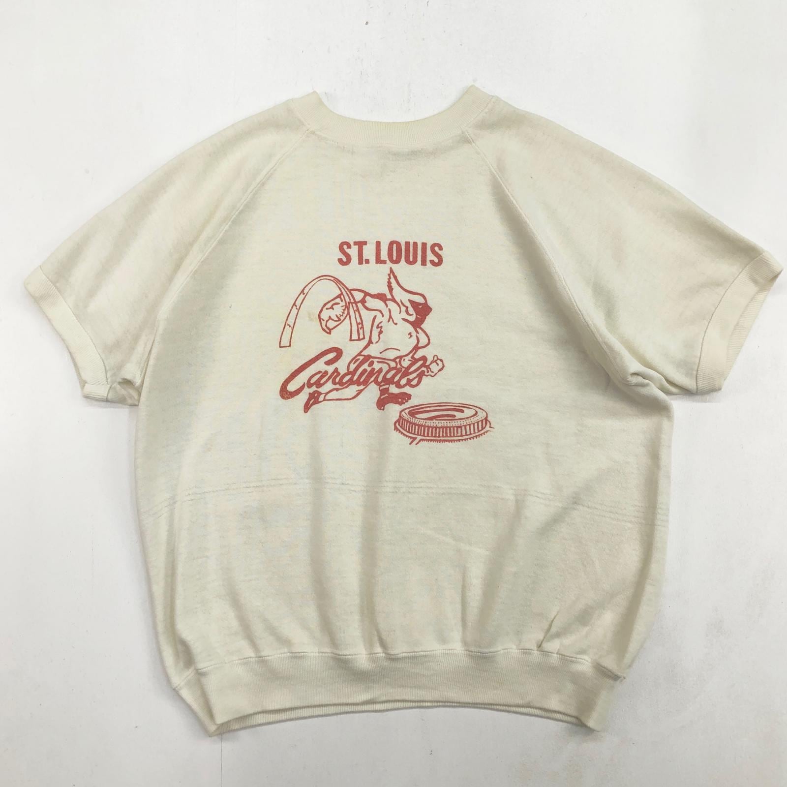 UNKNOWN 60- 70年代 半袖 スウェット ラグランスウェット MLB ST
