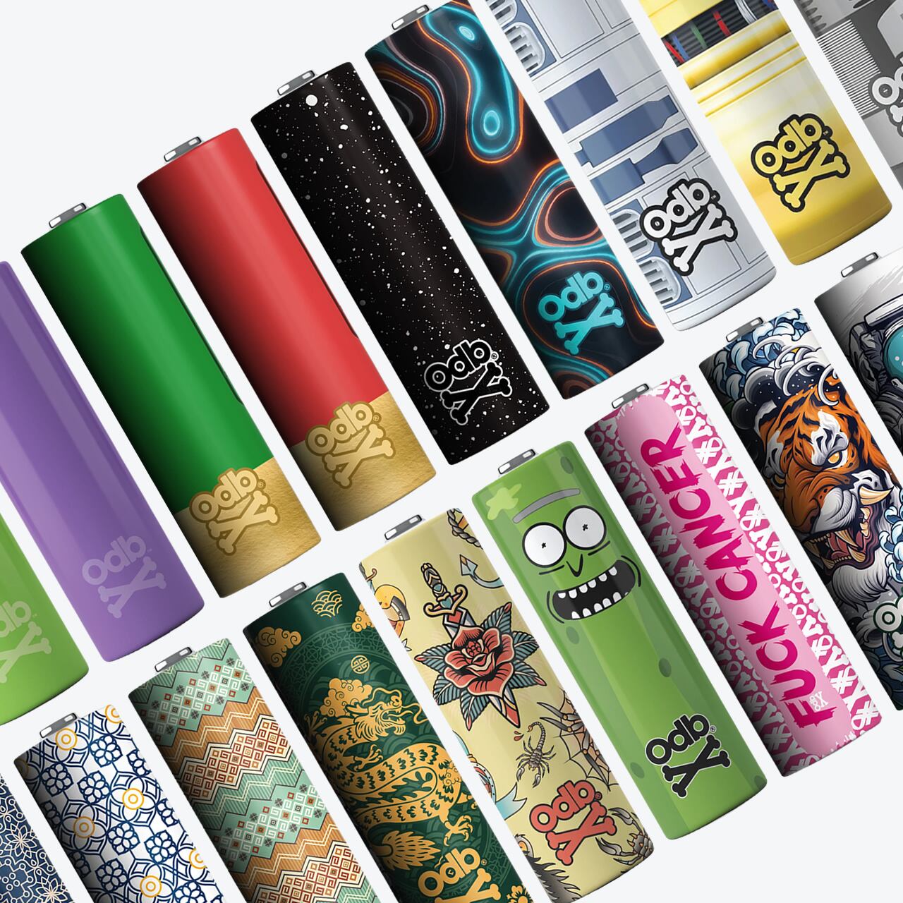 ODB 18650 battery wraps (4pcs) | Kirifuda.Tokyo