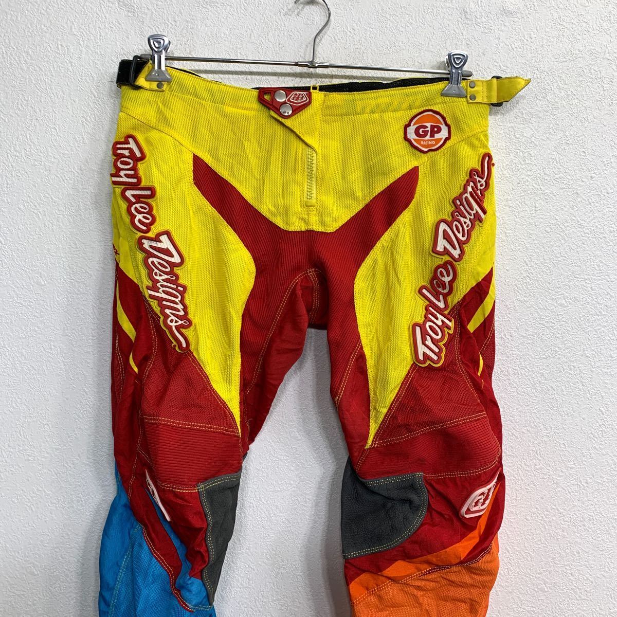 Troy Lee Designs モトクロスパンツイエロートロイリー