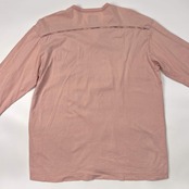 Karl Helmut カールヘルム チェック 長袖 Tシャツ L/ピンク系 メルローズ