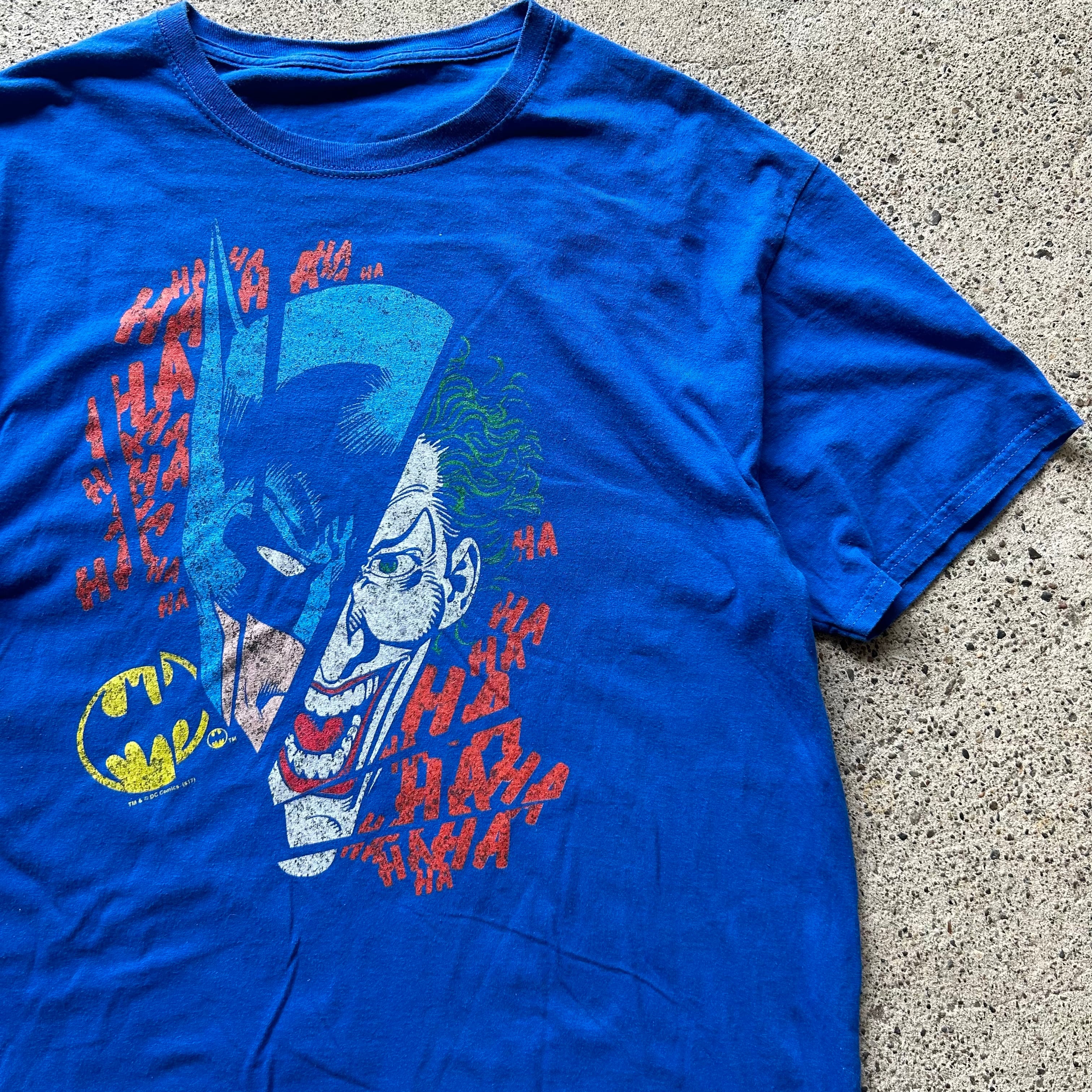 BATMAN ＆ JOKER Print T-Shirt バットマン アンド ジョーカー ...