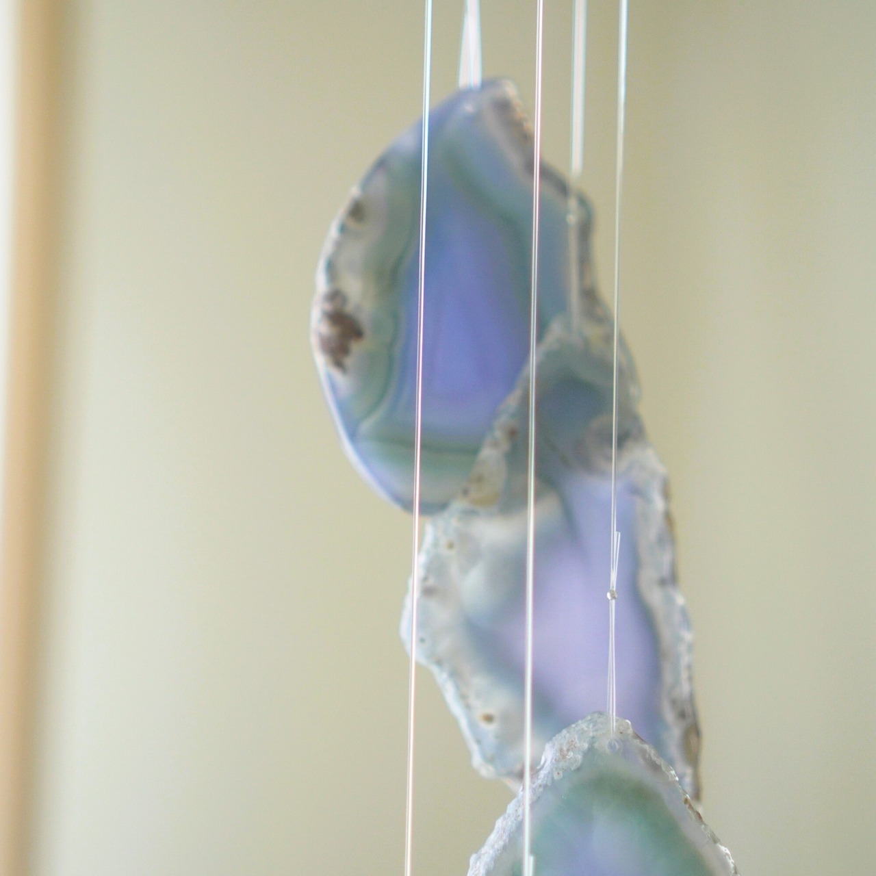 Blue Planet 07 - アゲートヒーリングチャイム / Agate Sun Catcher Wind Chime 650