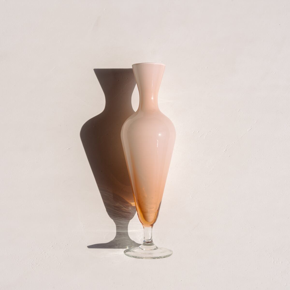 Milky Apricot Pink Vase