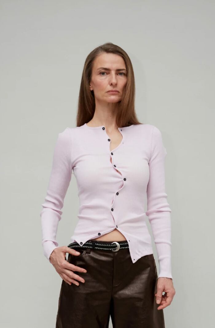 CLAIRE SEAMLESS CARDIGAN - PINK/ OperaSPORT