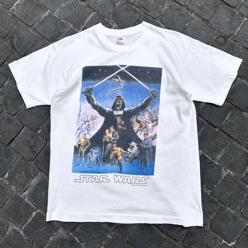 Vintage Star Wars T-shirt [STAR WARS - Super Famicon Episode 5] [1993s- Boris] L