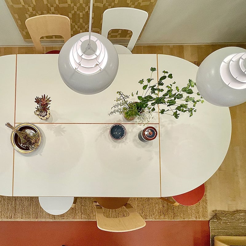 95 テーブル（120×60cm）ナチュラル ラッカー［ アルテック ］ | REAL