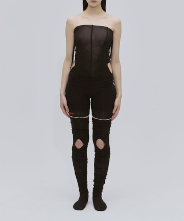 【24AW】MUKCYEN ムッシャン / guaze leggins / レギンス