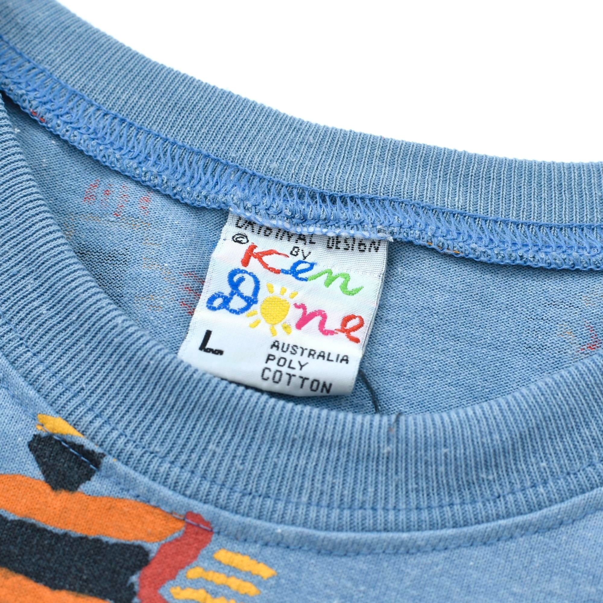 Design by Ken Done full pattarn T-shirt Made in Australia | 古着屋