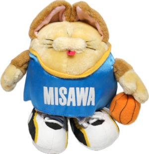 Old Staffed Toy: Basketball Cat