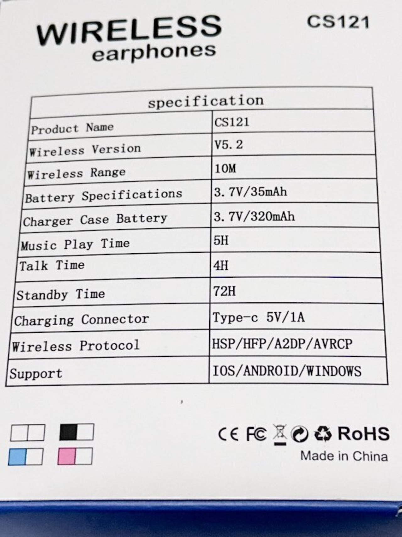 ワイヤレスイヤホン Bluetooth5.3 Hi-Fiステレオ ENCノイズキャンセリング AAC対応 IPX7防水 通話 マイク内蔵 左右分離型