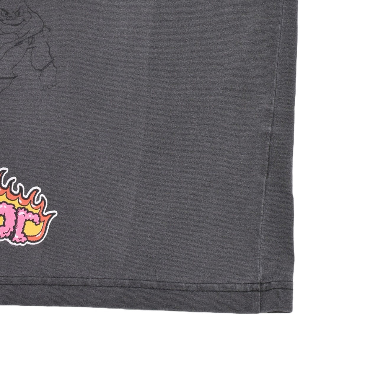 【DOMREBEL】LUXURY SKETCH - T-SHIRT OLD BLACK  FW26 - 7