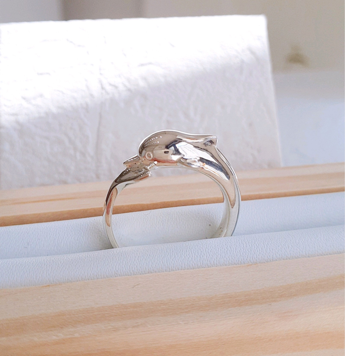 イルカの指輪 】イルカ リング イルカアクセサリー シルバードルフィン
