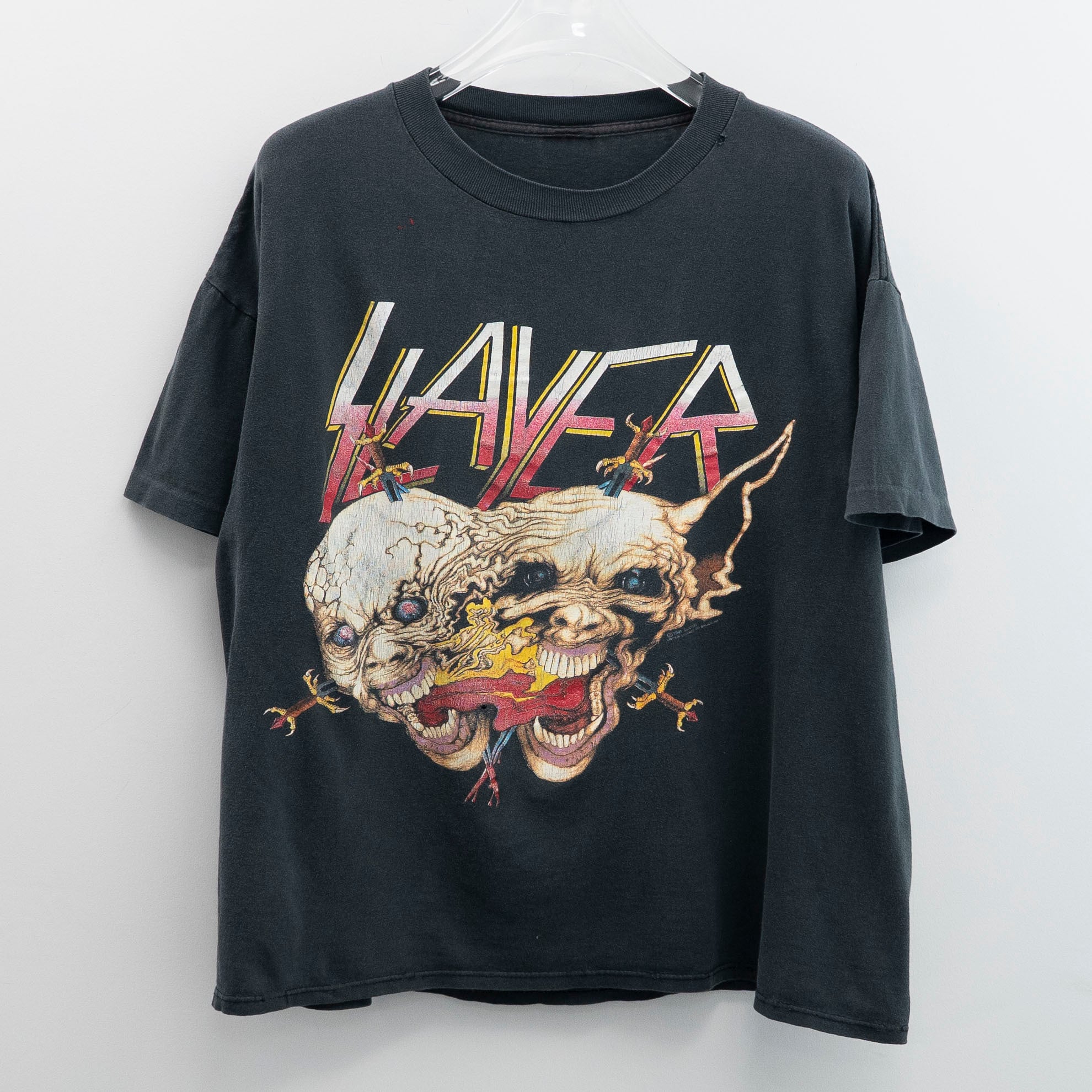 Slayer " Clash of The Titans Tour 1991 " Cut Tag Fits XL【A6-24】