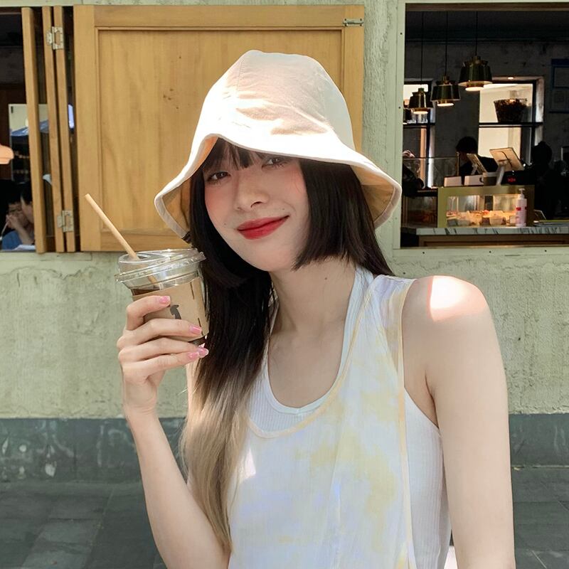 ベージュスタイルサマーサイド 帽子 夏物 ブラック・アイド・ピーズ20801494618