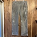 Dickies ペインターパンツ ワークパンツ ブラック ペイント W34 L34表記 W88cm ペンキ ヴィンテージ ディッキーズ アメカジ ワーク