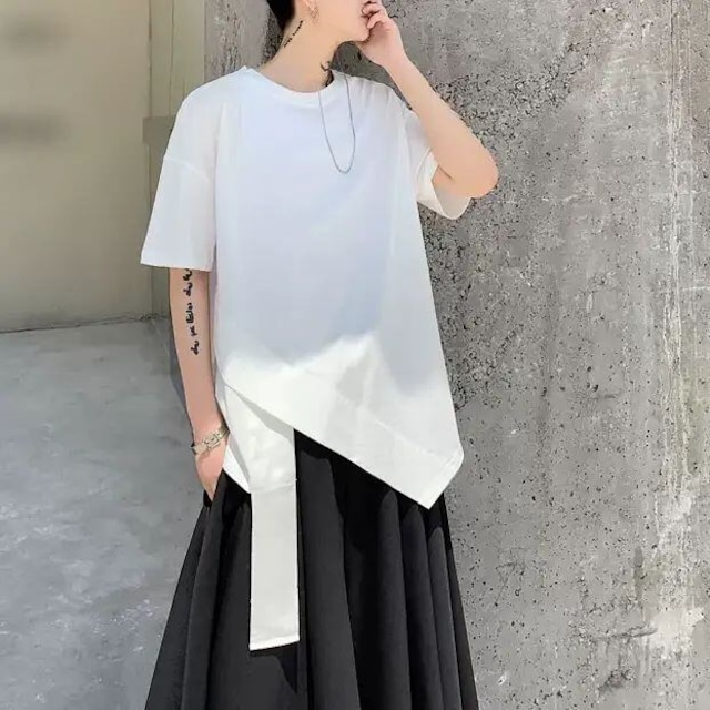 【Men】SHOULDER PAD T-SHIRT DARK STYLE S-805