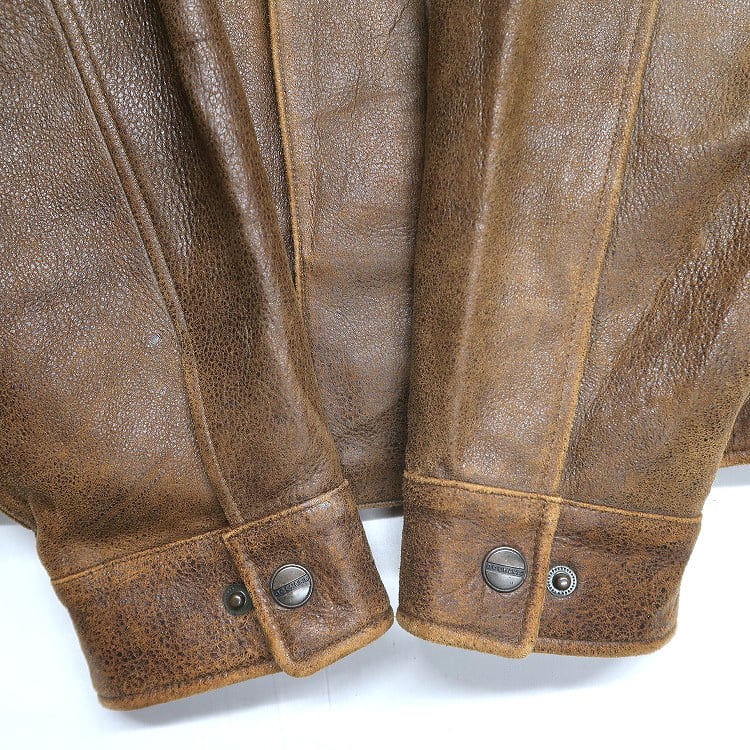 古着 ドッカーズ DOCKERS A-2タイプ レザージャケット 着脱ライナー