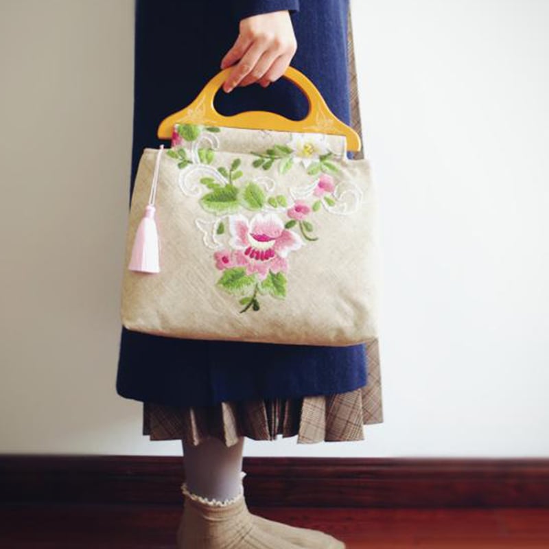 刺繍バッグ 手作りパーティ 結婚式 宴会 チャイナドレスバッグ 唐装 漢服 チャイナ風服 プレゼント チャイナ風バッグ エレガント powered by BASE