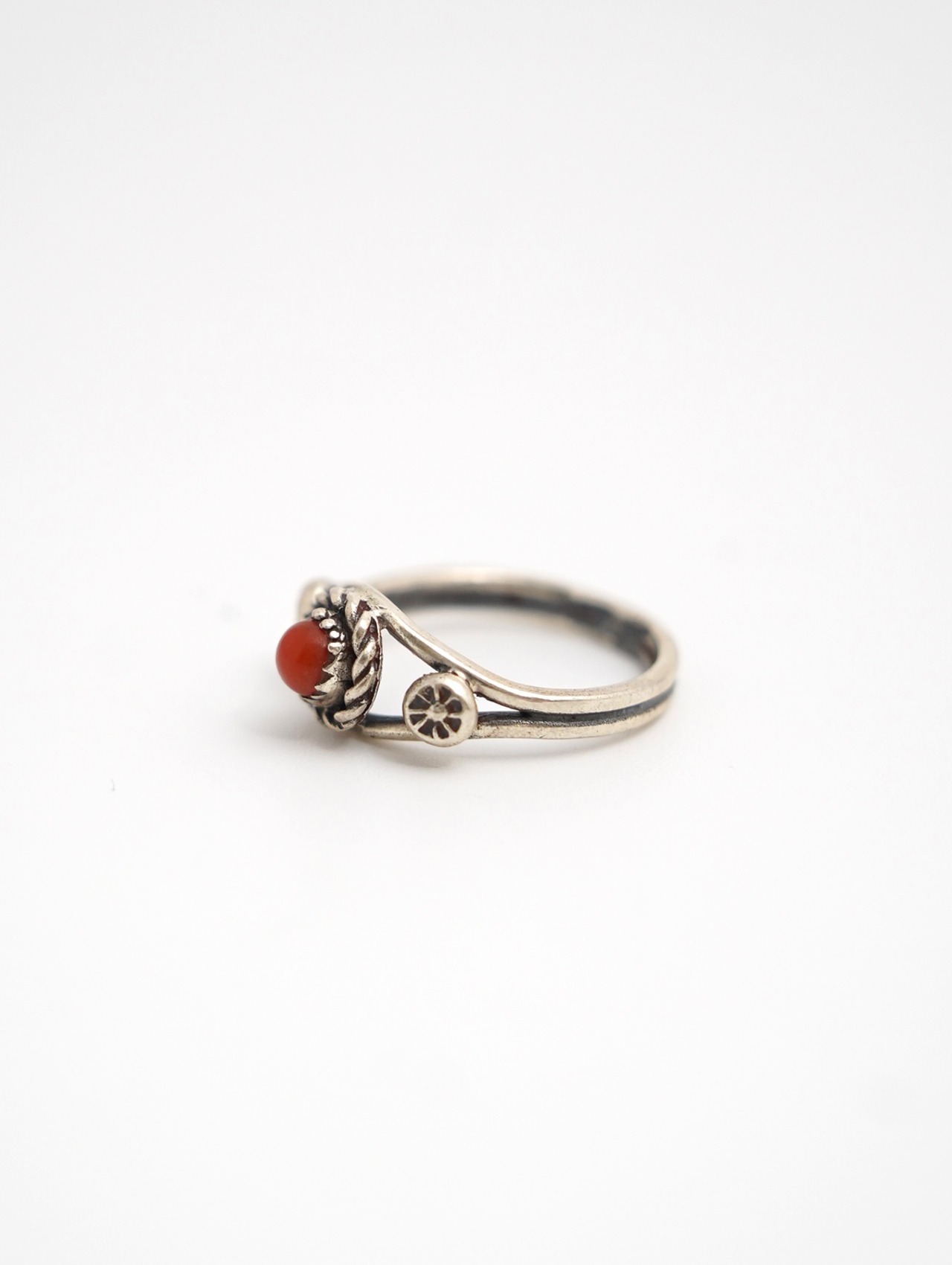 red stone ring
