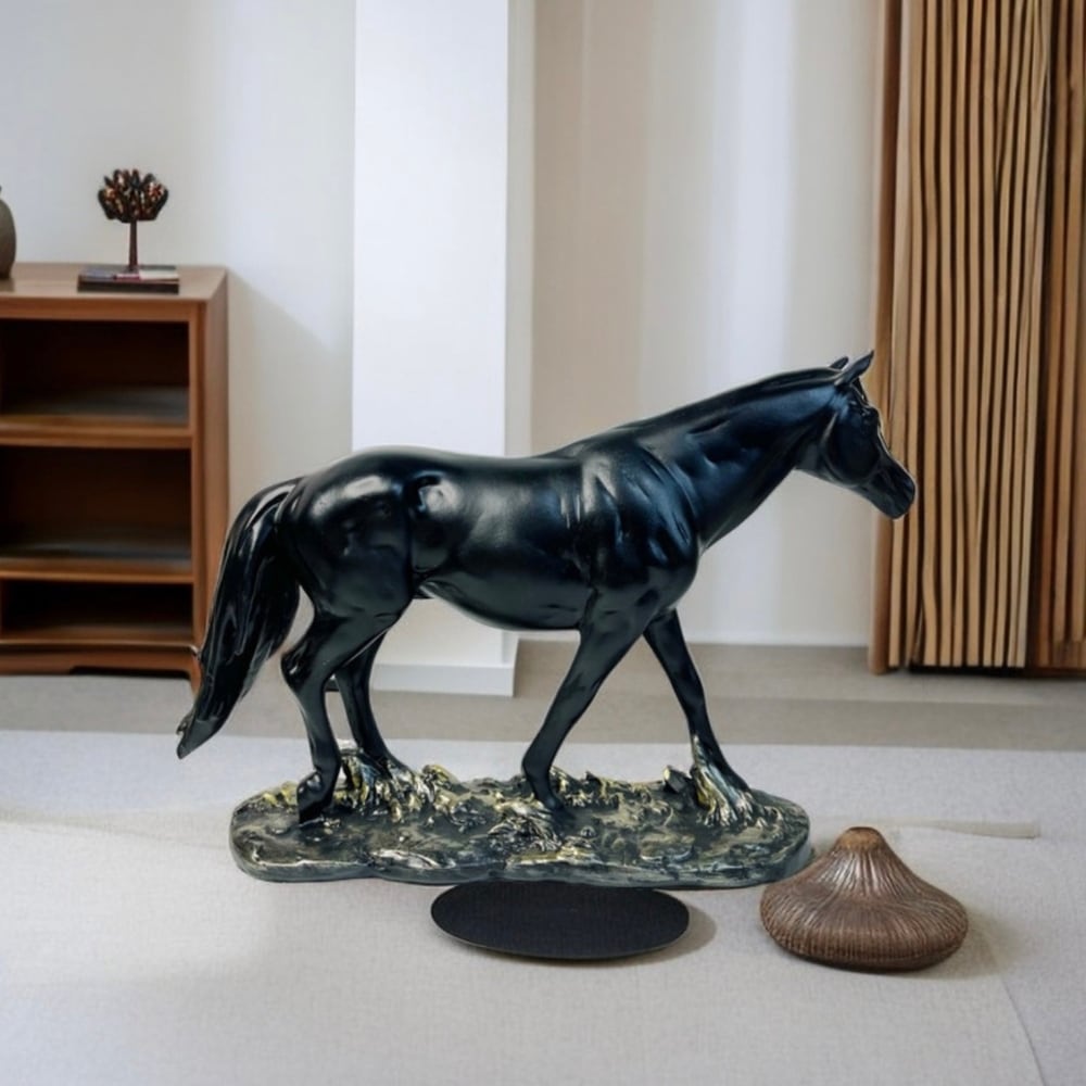 馬の置物 インテリア リビング飾り オフィス飾り クリエイティブ Amazon.co.jp: オフィス動物彫刻装飾品、モダンな屋内クリエイティブ馬