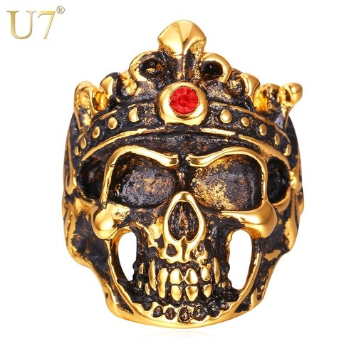 【送料無料】 レディース リング 指輪 スカル ゴシック スケルトン ステンレス カラー パンク バンド 80001869