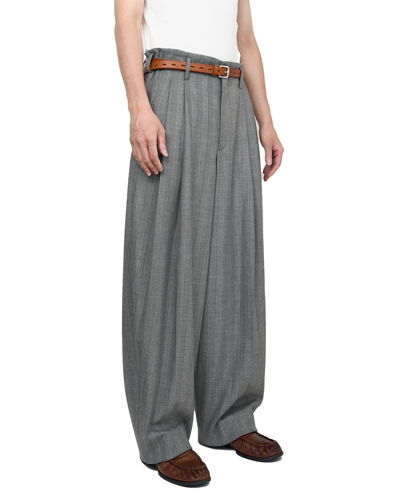 HED MAYNER "VERY LONG BELT CAMEL BROWN"