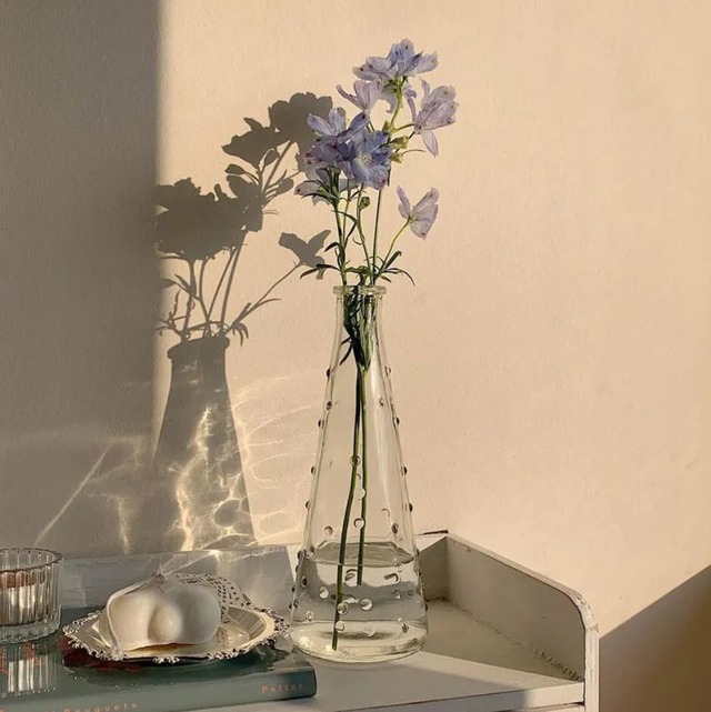 【お取り寄せ】シンプル 装飾品 置物 ガラス花瓶 インテリア ins風 撮影道具