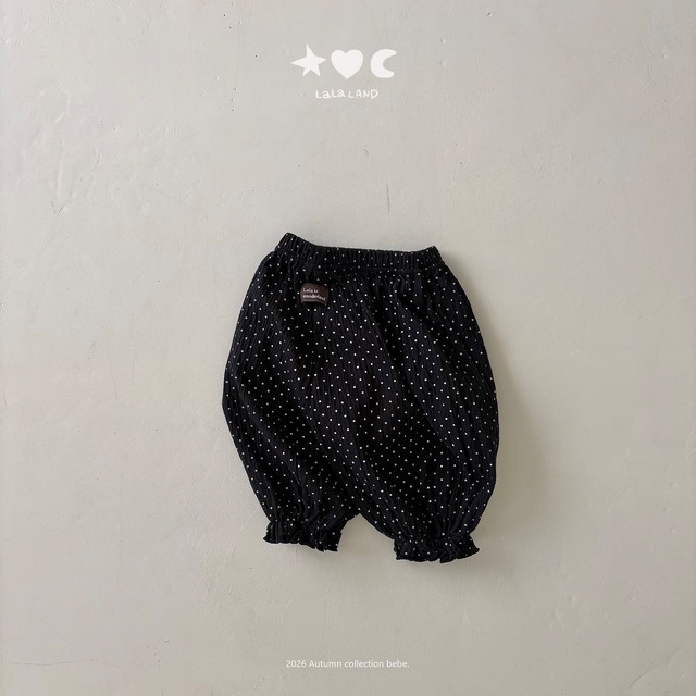 《予約》送料無料【lalaland】bebe ) Dot Sausage Pants