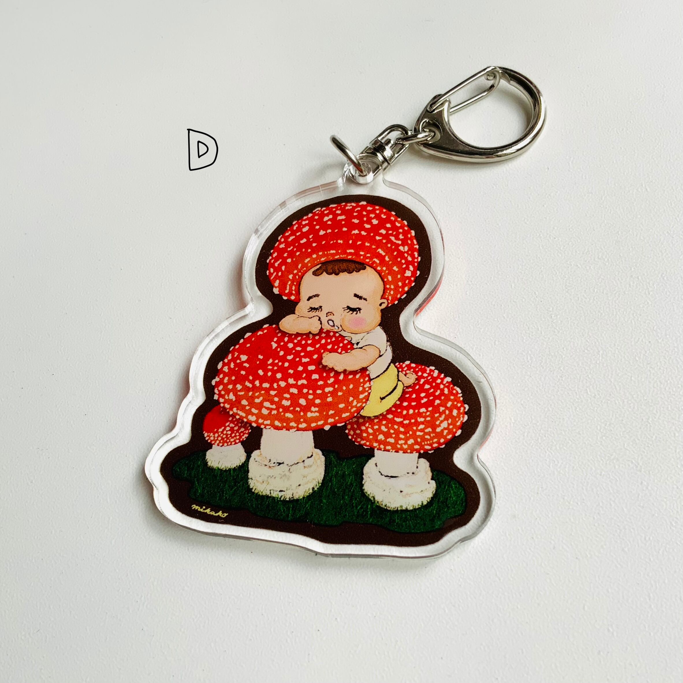 【超希少品】ぴこぴこぐらむ 小日向ほしみ きのこむし 合作アクリルキーホルダー 超希少品】ぴこぴこぐらむ 小日向ほしみ きのこむし 合作