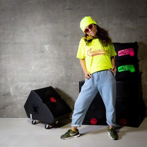 College Tee Lime