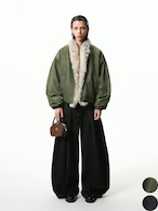 BOOGOOVOGUE Mink Fur Bomber Jacket